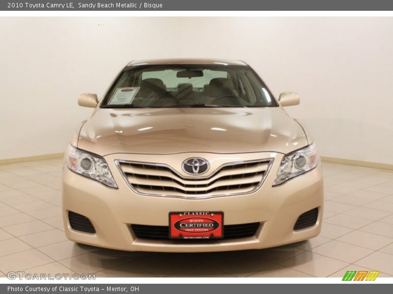 Sandy Beach Metallic / Bisque 2010 Toyota Camry LE