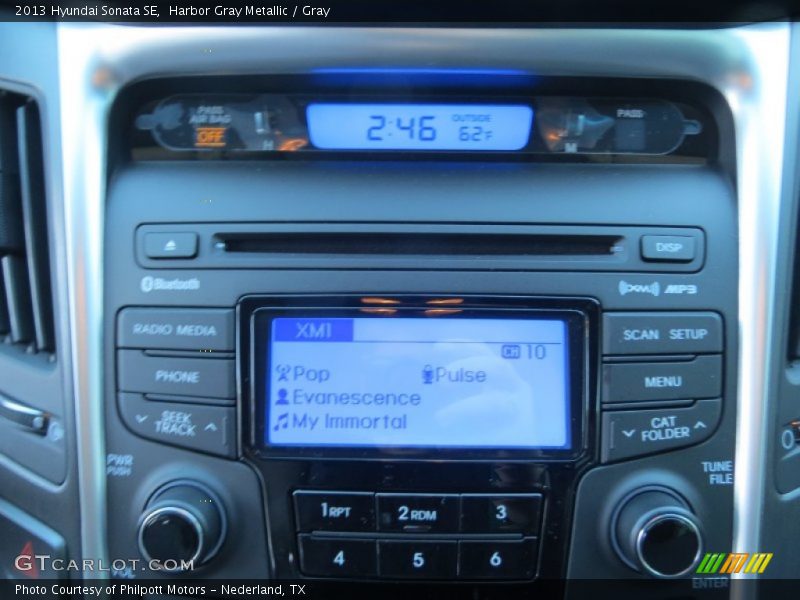 Harbor Gray Metallic / Gray 2013 Hyundai Sonata SE