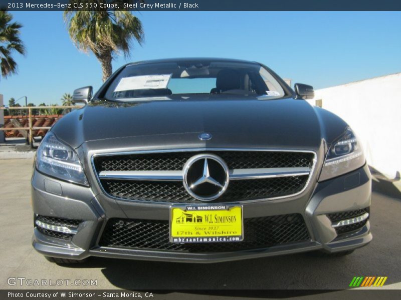 Steel Grey Metallic / Black 2013 Mercedes-Benz CLS 550 Coupe