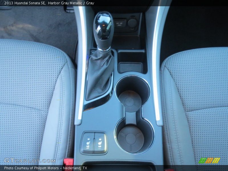 Harbor Gray Metallic / Gray 2013 Hyundai Sonata SE