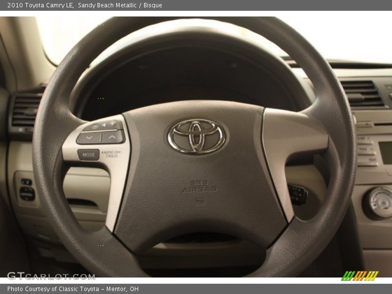 Sandy Beach Metallic / Bisque 2010 Toyota Camry LE