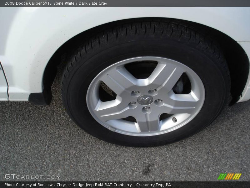 Stone White / Dark Slate Gray 2008 Dodge Caliber SXT