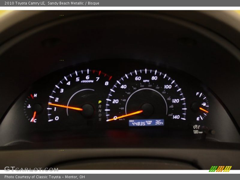 Sandy Beach Metallic / Bisque 2010 Toyota Camry LE