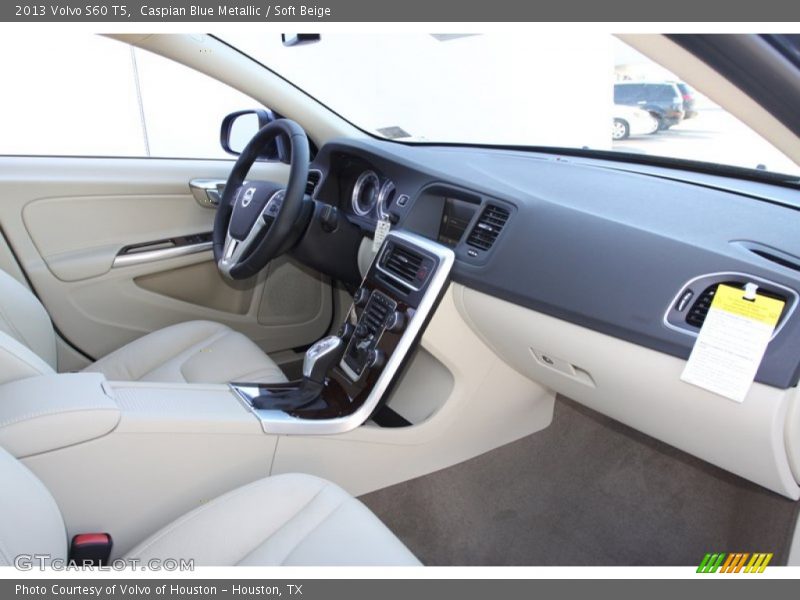 Caspian Blue Metallic / Soft Beige 2013 Volvo S60 T5