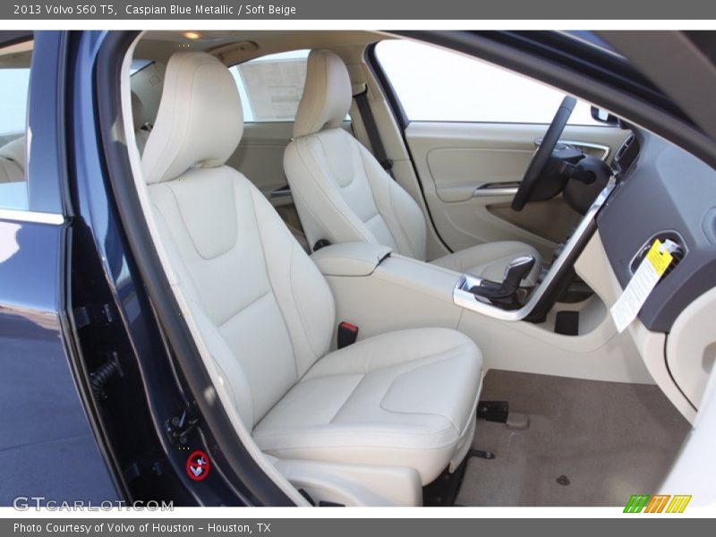 Caspian Blue Metallic / Soft Beige 2013 Volvo S60 T5