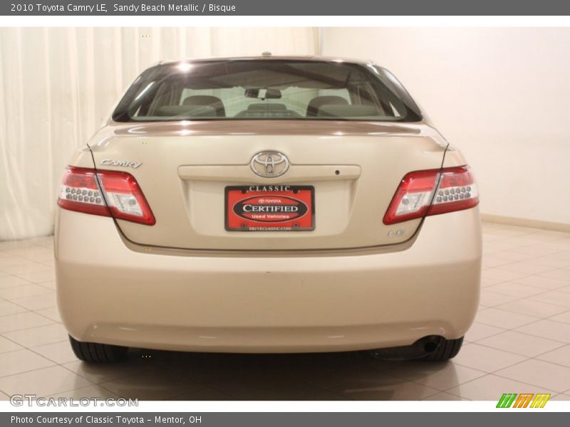 Sandy Beach Metallic / Bisque 2010 Toyota Camry LE
