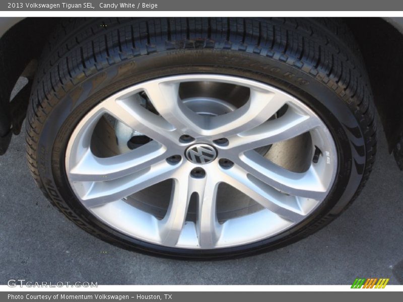 Candy White / Beige 2013 Volkswagen Tiguan SEL