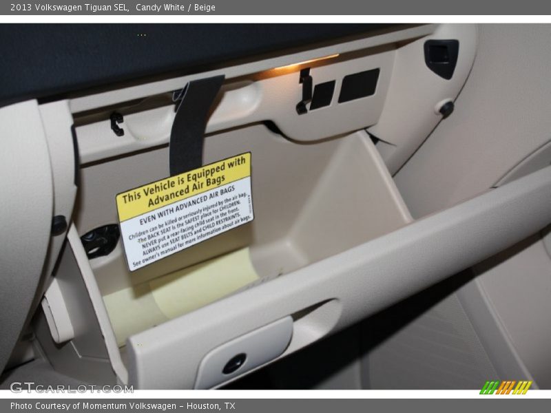 Candy White / Beige 2013 Volkswagen Tiguan SEL
