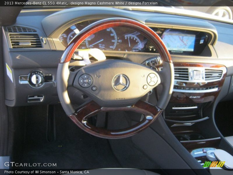 designo Magno Cashmere White / designo Porcelain 2013 Mercedes-Benz CL 550 4Matic