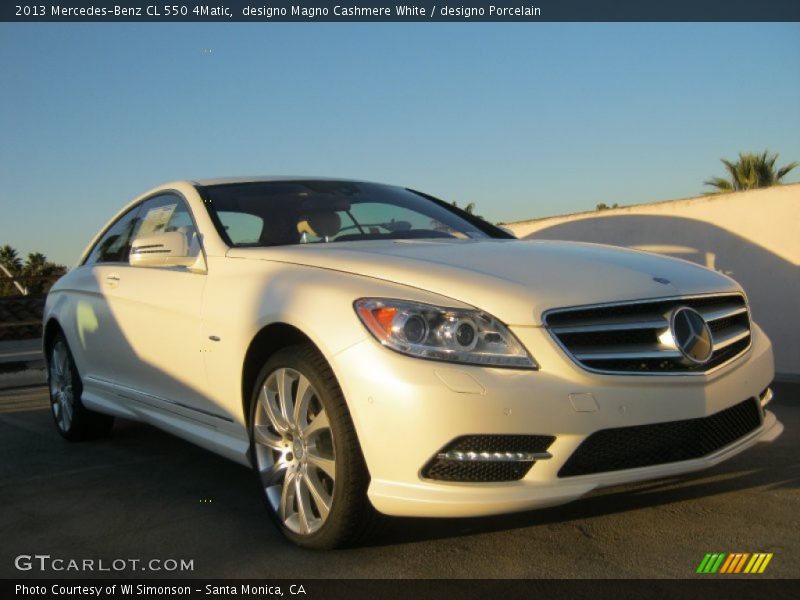 designo Magno Cashmere White / designo Porcelain 2013 Mercedes-Benz CL 550 4Matic