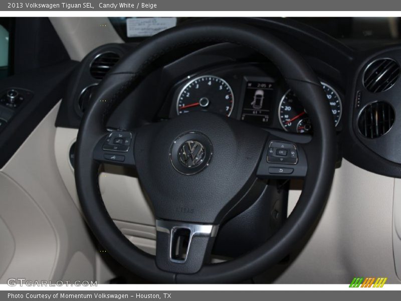 Candy White / Beige 2013 Volkswagen Tiguan SEL