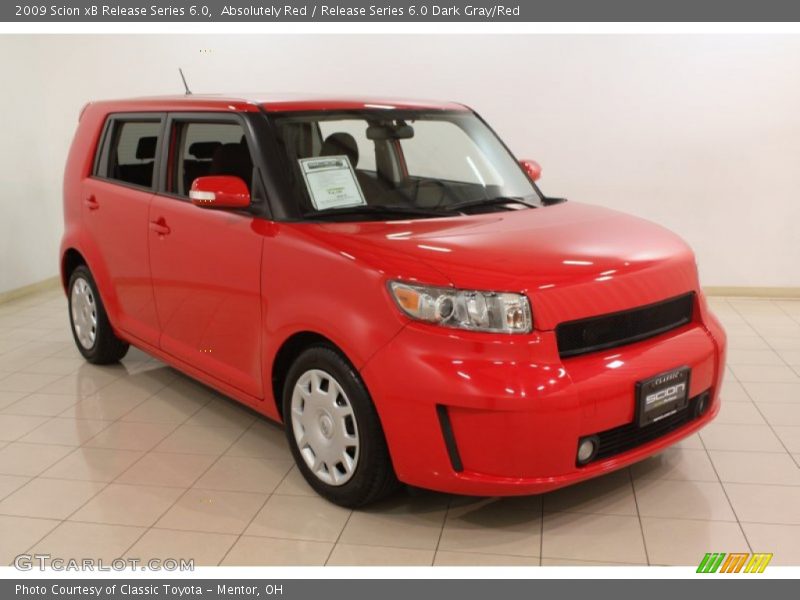 Absolutely Red / Release Series 6.0 Dark Gray/Red 2009 Scion xB Release Series 6.0