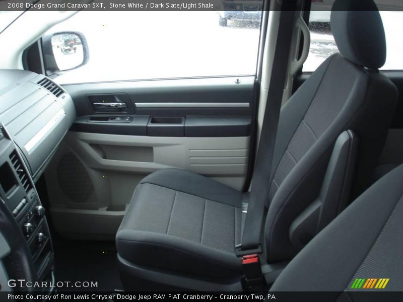 Stone White / Dark Slate/Light Shale 2008 Dodge Grand Caravan SXT