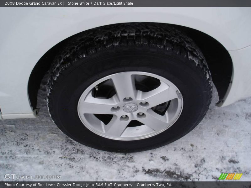 Stone White / Dark Slate/Light Shale 2008 Dodge Grand Caravan SXT