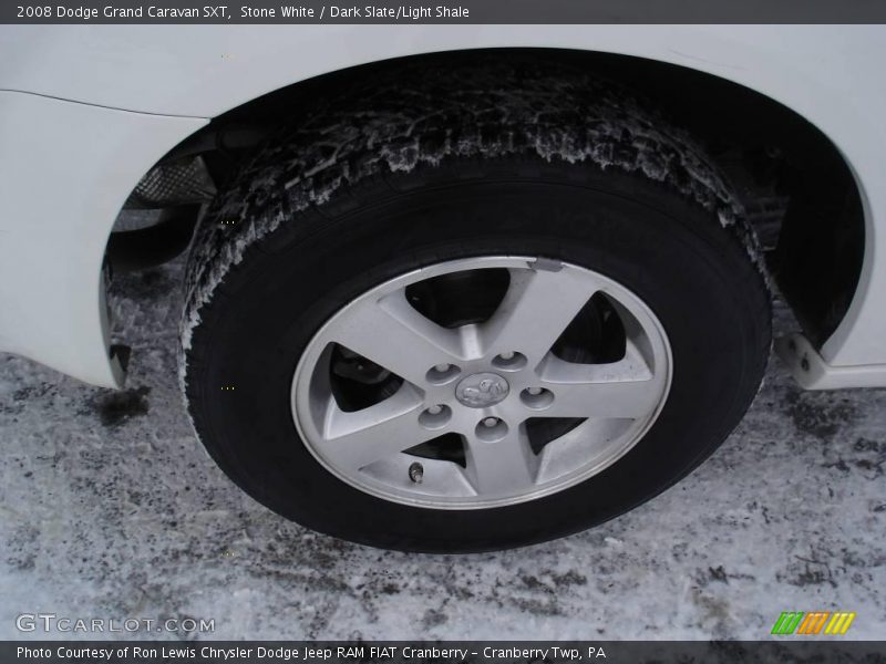 Stone White / Dark Slate/Light Shale 2008 Dodge Grand Caravan SXT