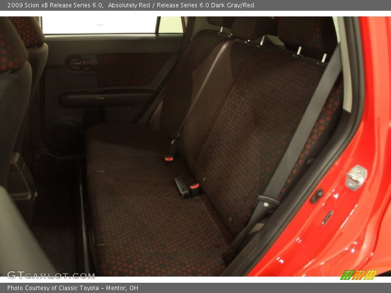 Absolutely Red / Release Series 6.0 Dark Gray/Red 2009 Scion xB Release Series 6.0