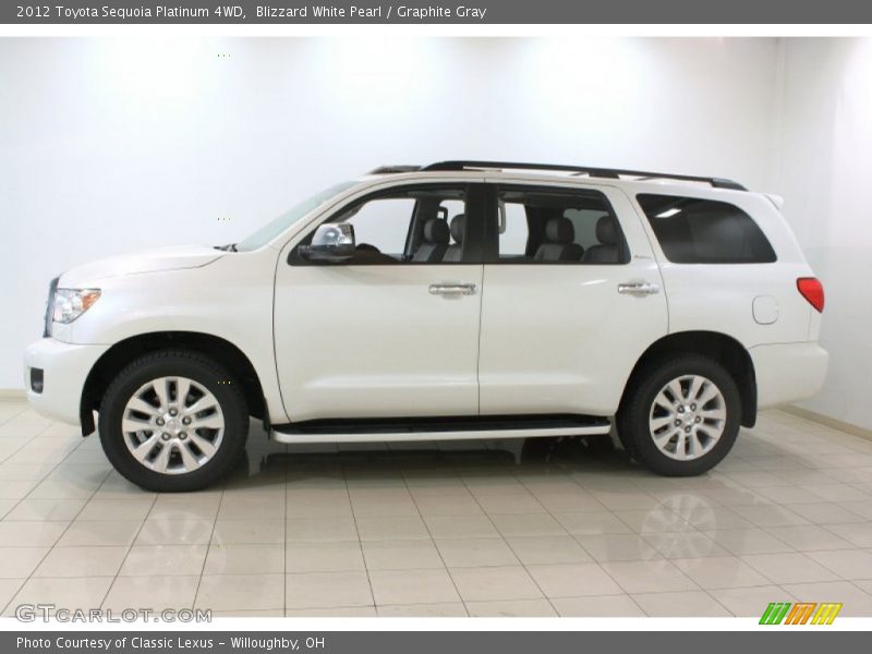  2012 Sequoia Platinum 4WD Blizzard White Pearl