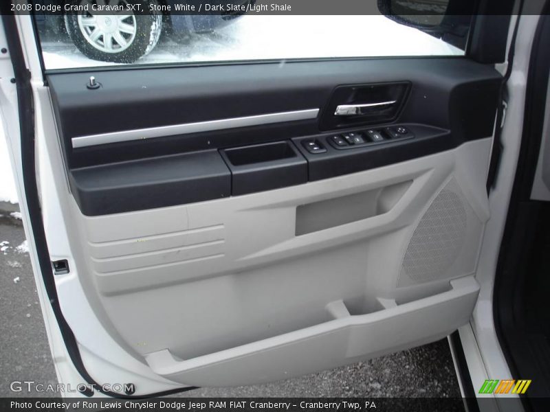 Stone White / Dark Slate/Light Shale 2008 Dodge Grand Caravan SXT