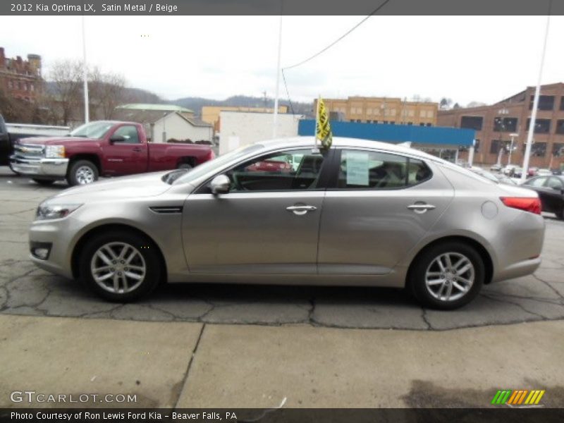 Satin Metal / Beige 2012 Kia Optima LX