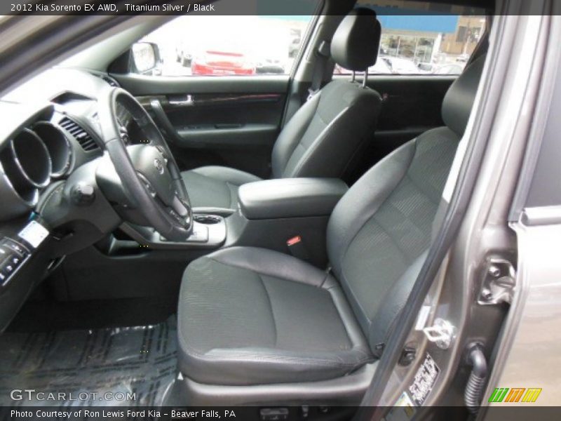Titanium Silver / Black 2012 Kia Sorento EX AWD