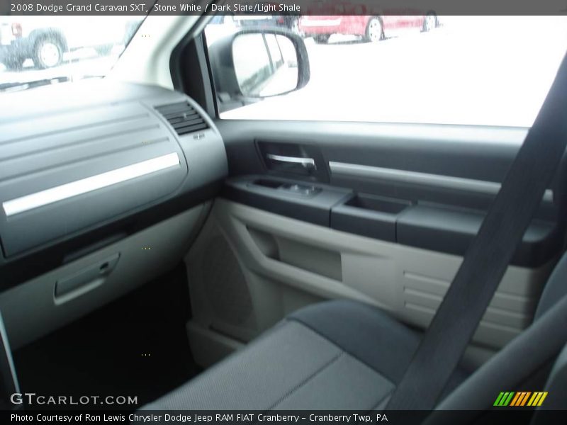 Stone White / Dark Slate/Light Shale 2008 Dodge Grand Caravan SXT