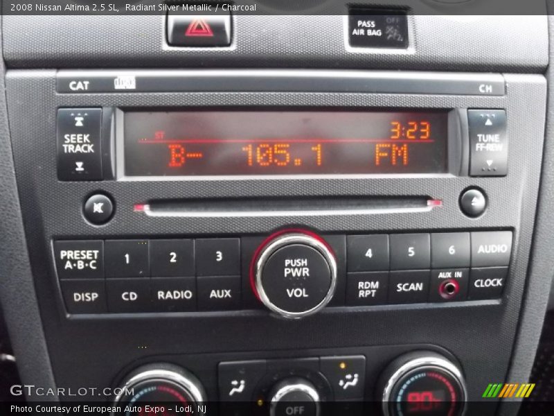 Audio System of 2008 Altima 2.5 SL