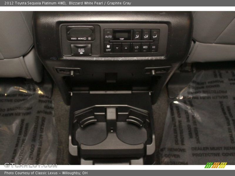 Controls of 2012 Sequoia Platinum 4WD