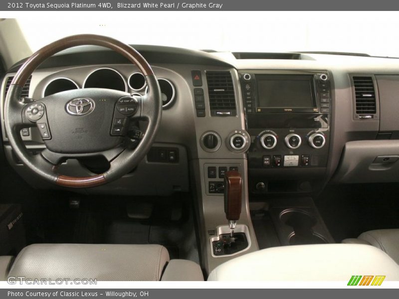 Dashboard of 2012 Sequoia Platinum 4WD