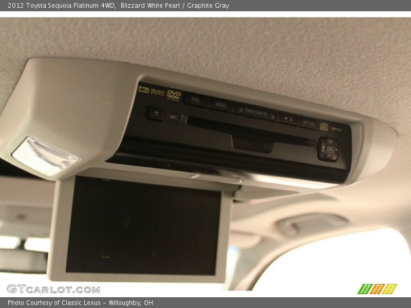 Entertainment System of 2012 Sequoia Platinum 4WD