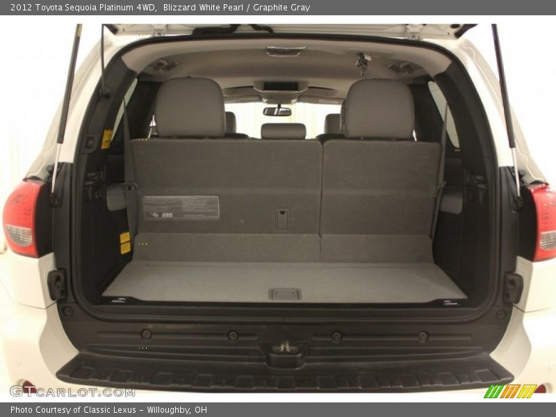  2012 Sequoia Platinum 4WD Trunk