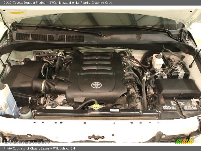  2012 Sequoia Platinum 4WD Engine - 5.7 Liter i-Force Flex-Fuel DOHC 32-Valve VVT-i V8