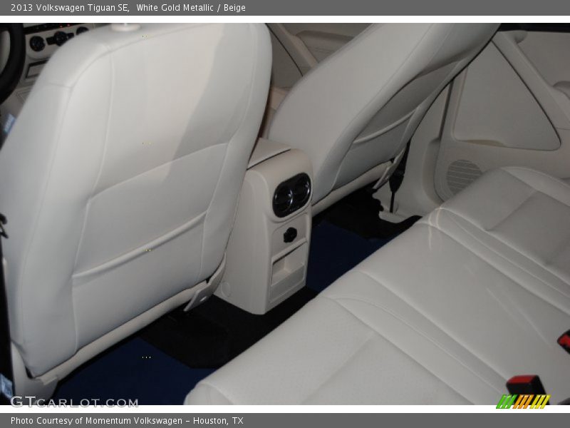 White Gold Metallic / Beige 2013 Volkswagen Tiguan SE