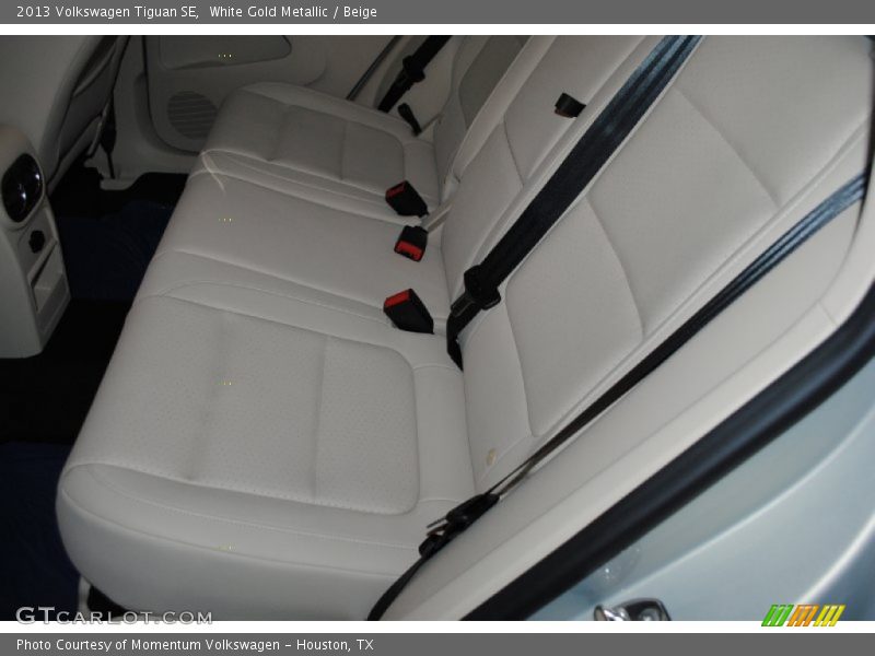 White Gold Metallic / Beige 2013 Volkswagen Tiguan SE