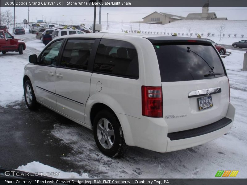 Stone White / Dark Slate/Light Shale 2008 Dodge Grand Caravan SXT