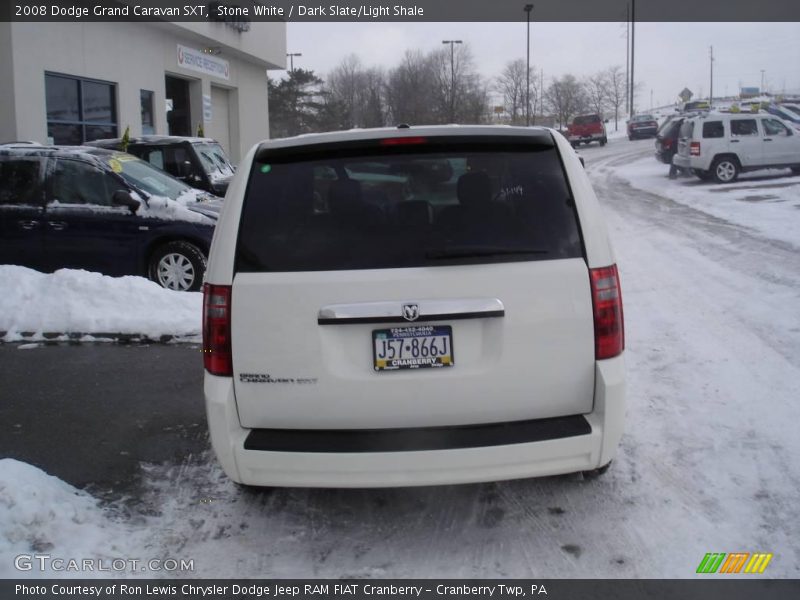 Stone White / Dark Slate/Light Shale 2008 Dodge Grand Caravan SXT