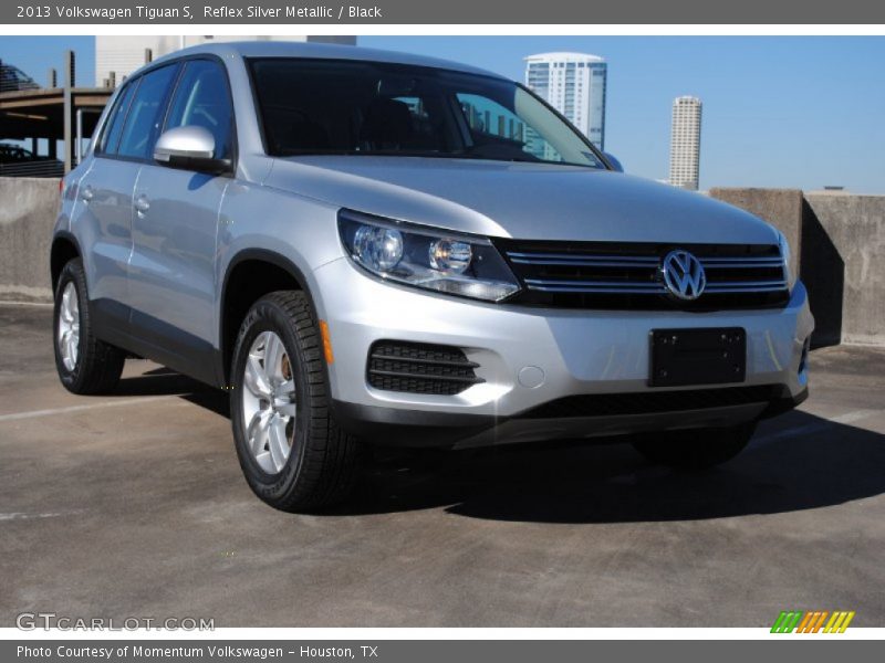 Reflex Silver Metallic / Black 2013 Volkswagen Tiguan S