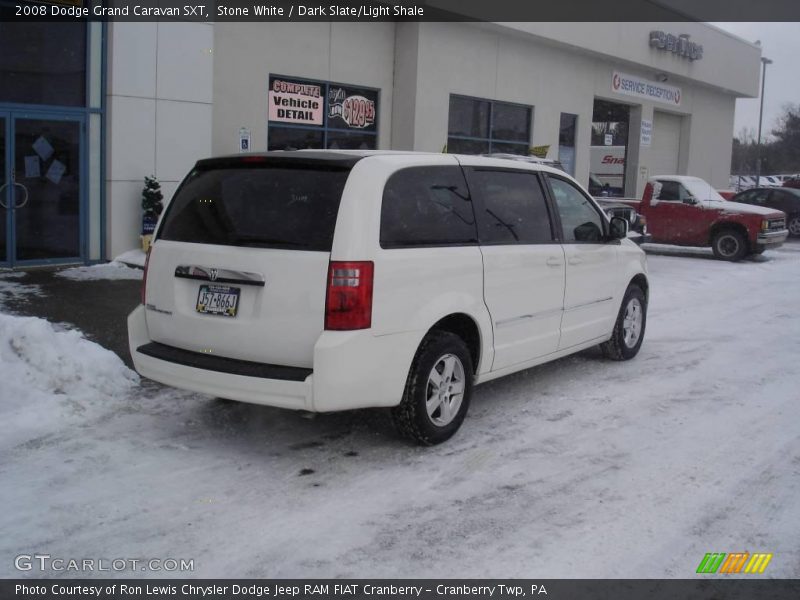 Stone White / Dark Slate/Light Shale 2008 Dodge Grand Caravan SXT