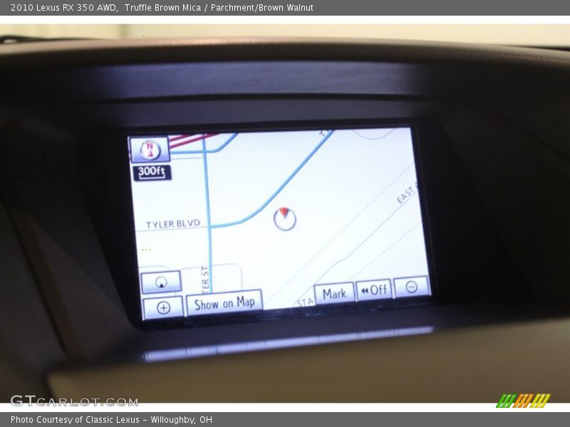 Truffle Brown Mica / Parchment/Brown Walnut 2010 Lexus RX 350 AWD