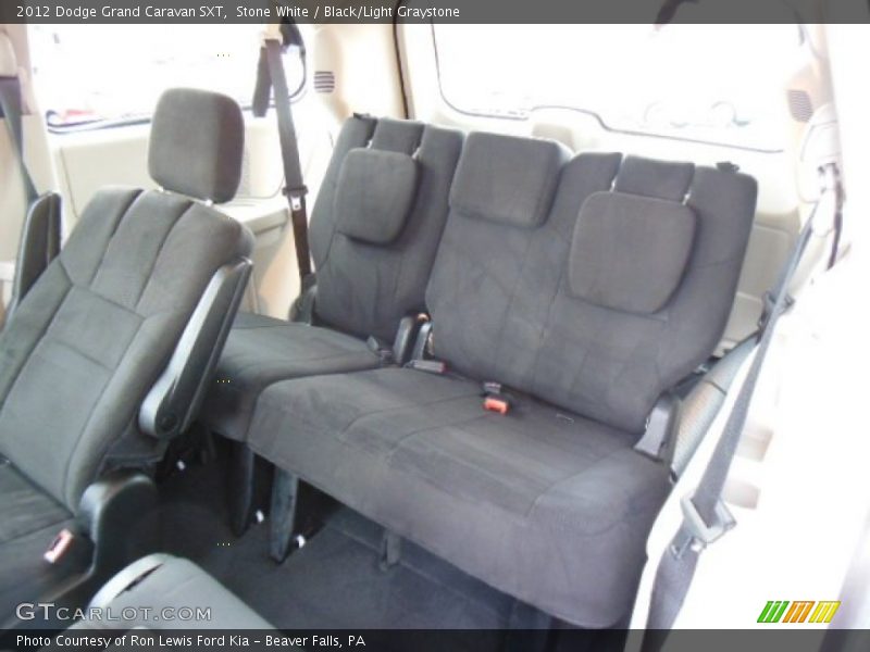 Stone White / Black/Light Graystone 2012 Dodge Grand Caravan SXT