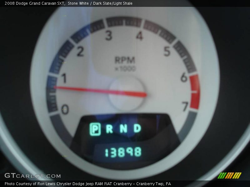 Stone White / Dark Slate/Light Shale 2008 Dodge Grand Caravan SXT
