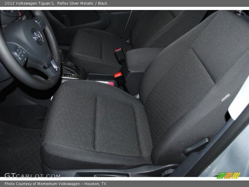 Reflex Silver Metallic / Black 2013 Volkswagen Tiguan S