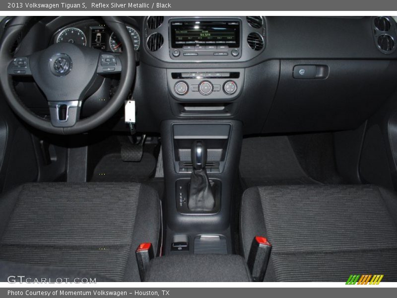 Reflex Silver Metallic / Black 2013 Volkswagen Tiguan S