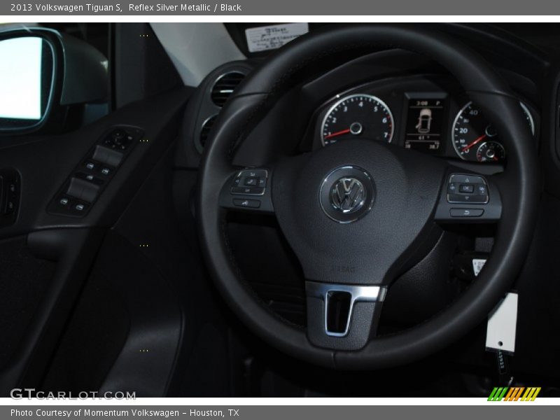 Reflex Silver Metallic / Black 2013 Volkswagen Tiguan S