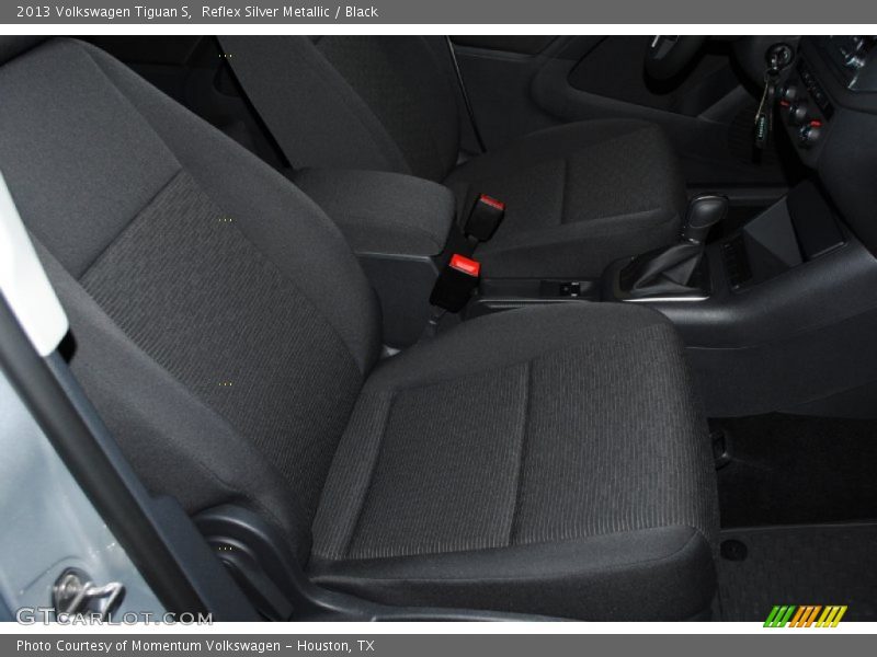 Reflex Silver Metallic / Black 2013 Volkswagen Tiguan S