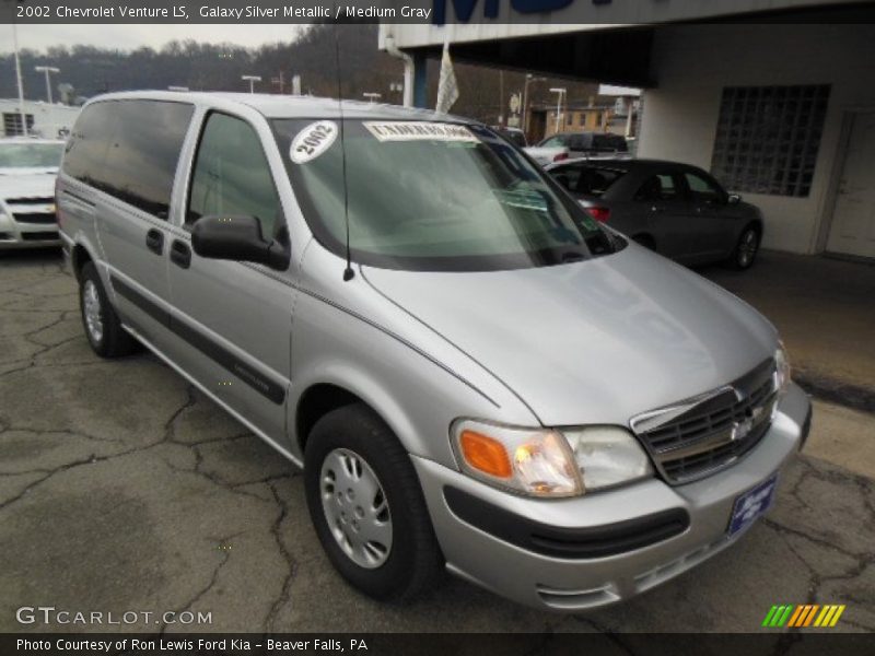 Galaxy Silver Metallic / Medium Gray 2002 Chevrolet Venture LS