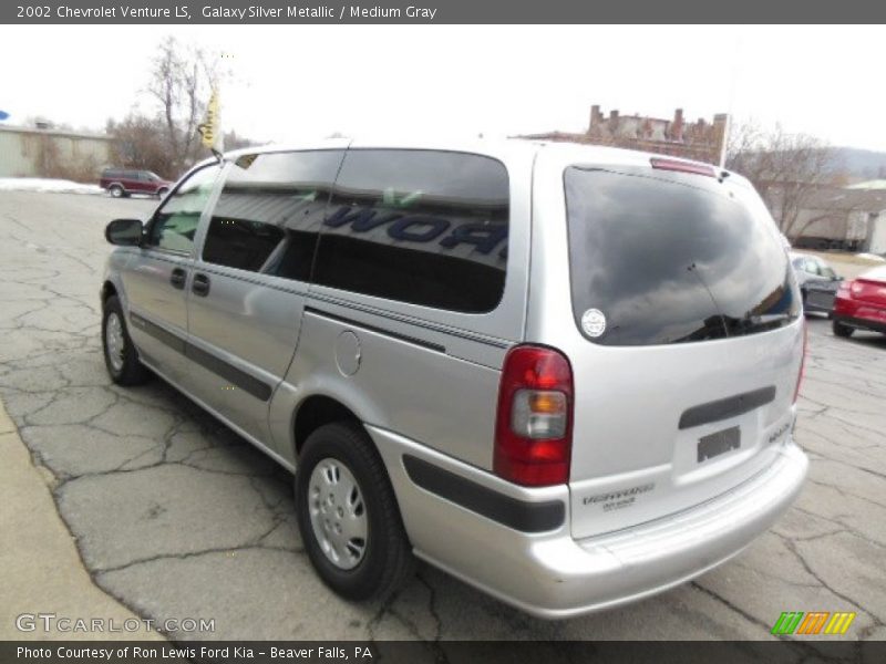 Galaxy Silver Metallic / Medium Gray 2002 Chevrolet Venture LS
