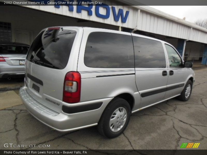 Galaxy Silver Metallic / Medium Gray 2002 Chevrolet Venture LS