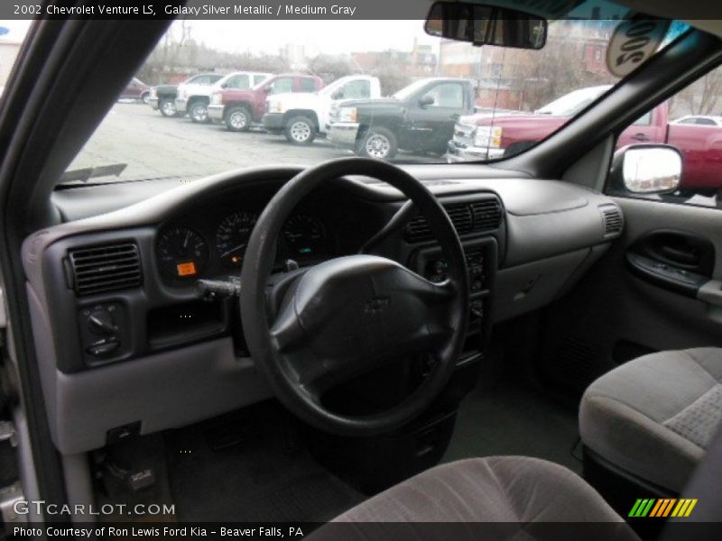 Galaxy Silver Metallic / Medium Gray 2002 Chevrolet Venture LS