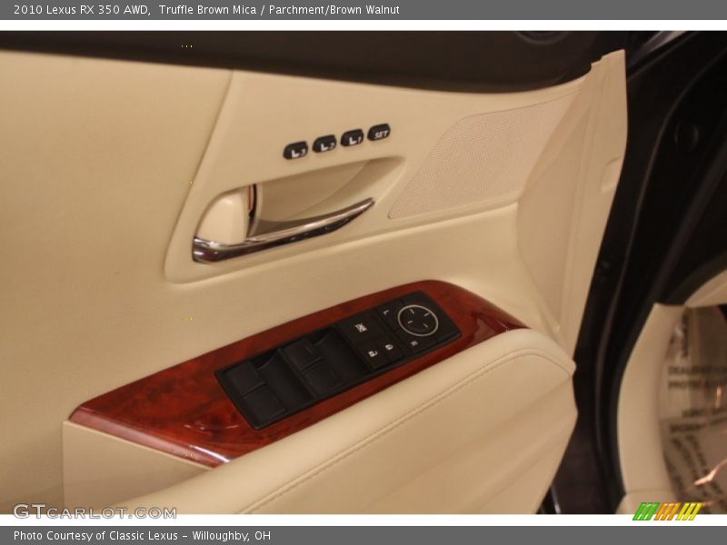 Truffle Brown Mica / Parchment/Brown Walnut 2010 Lexus RX 350 AWD