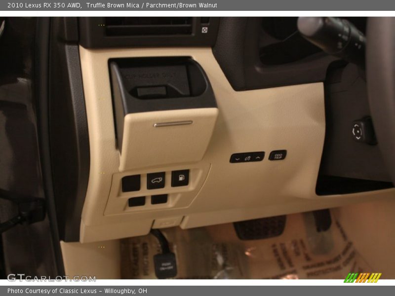Truffle Brown Mica / Parchment/Brown Walnut 2010 Lexus RX 350 AWD